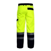 Pantalon reflectorizant / verde - l