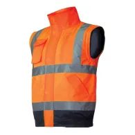 Jacheta reflectorizanta captusita / portocaliu - l