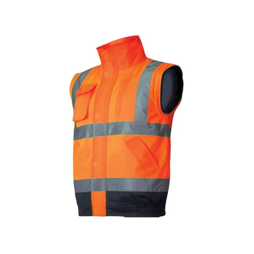 Jacheta reflectorizanta captusita / portocaliu - s