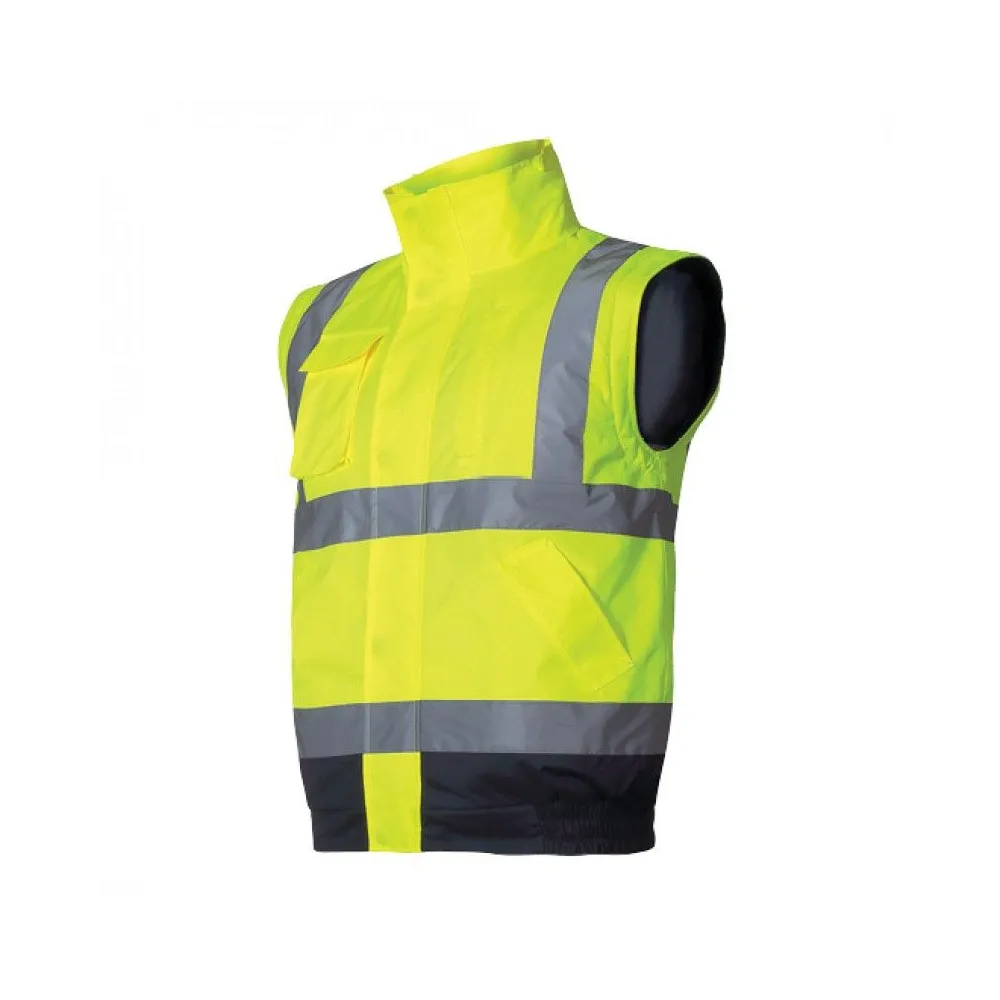 Jacheta reflectorizanta captusita / verde - 2xl