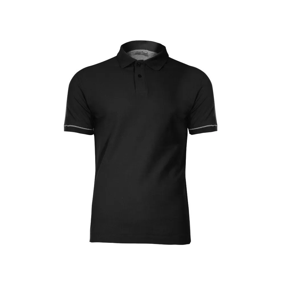 Tricou bumbac polo / negru - l