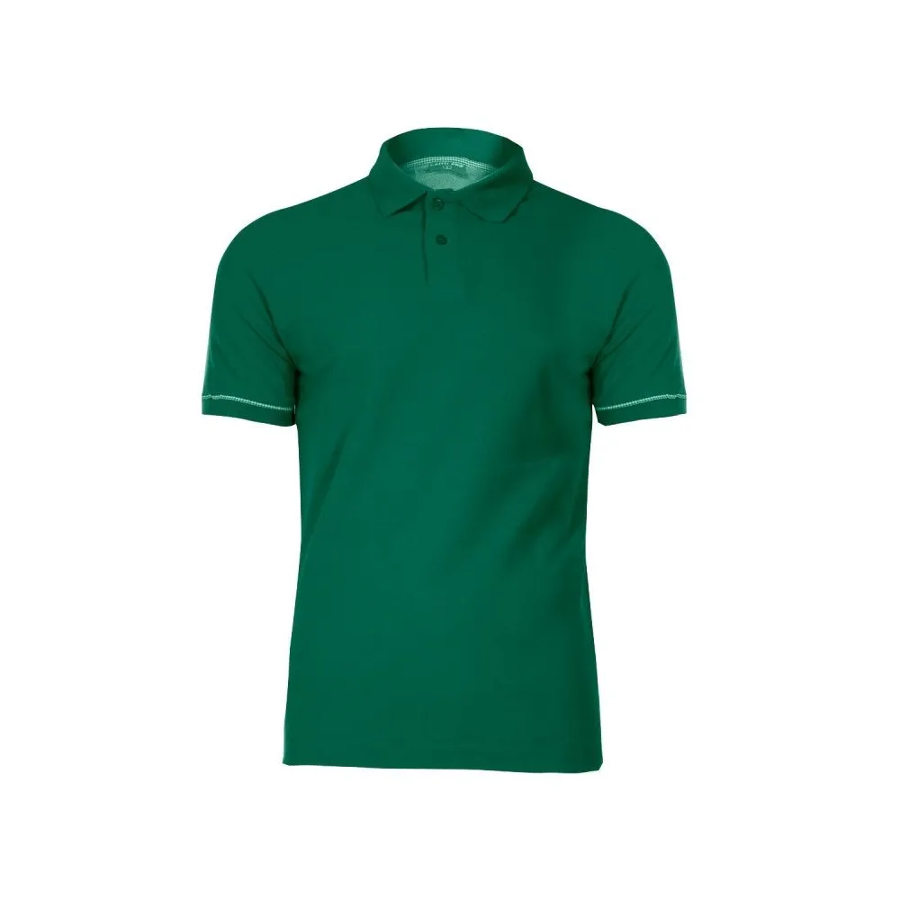 Tricou bumbac polo / verde - l