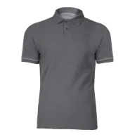 Tricou bumbac polo / gri - s