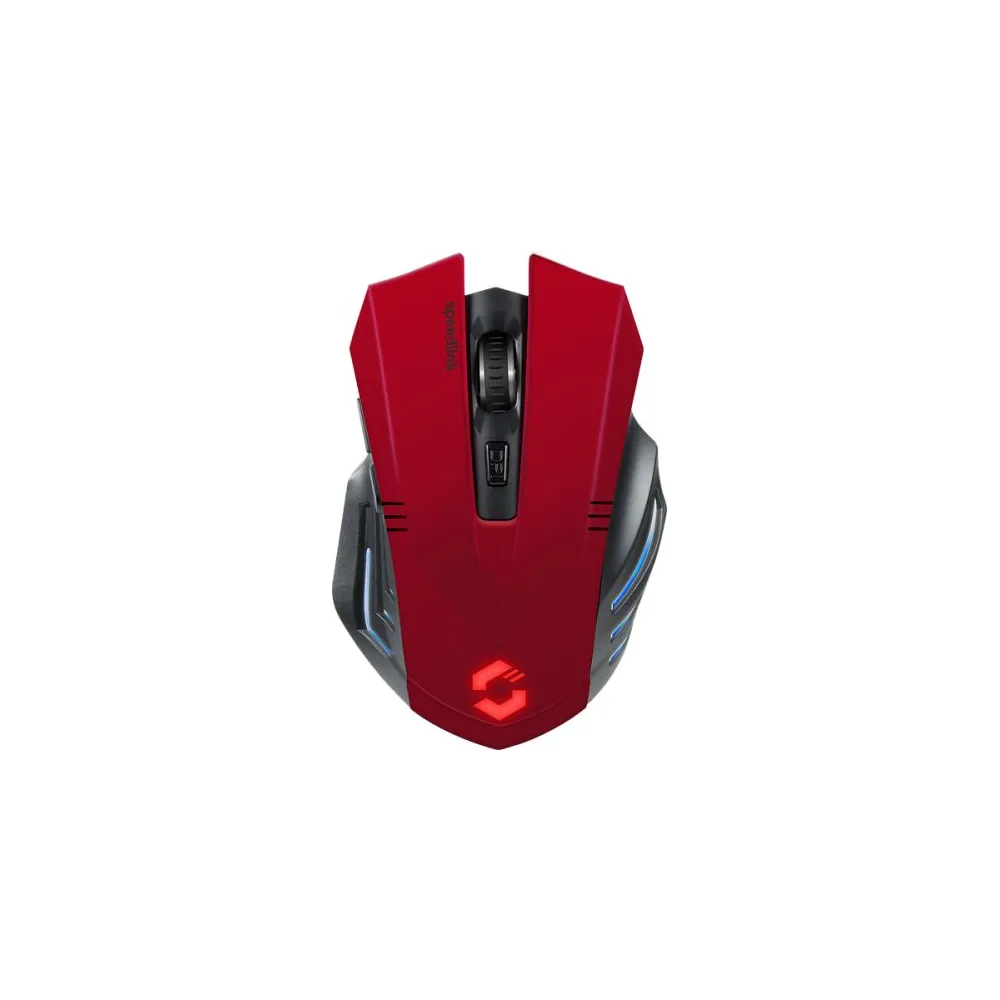 Mouse Optic Speedlink Fortus, USB Wireless, Red - Grey