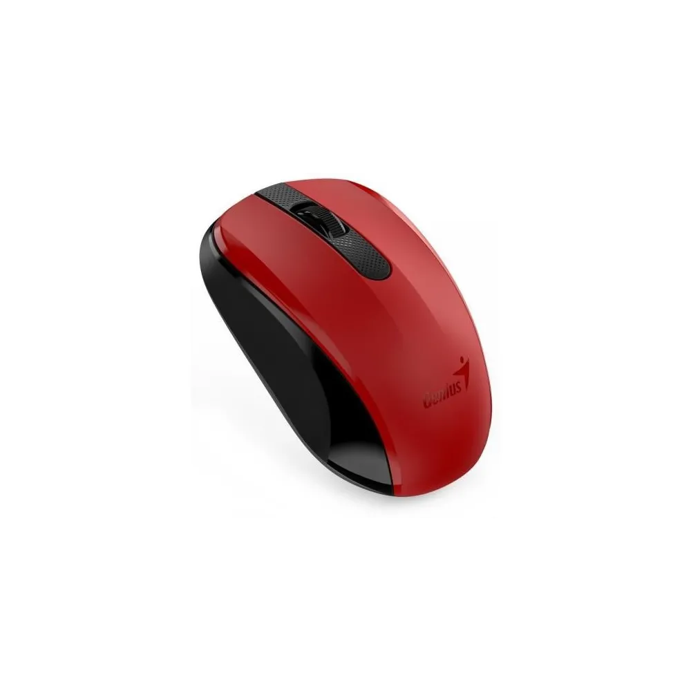 Mouse optic Genius NX-8008S, USB Wireless, Red-Black
