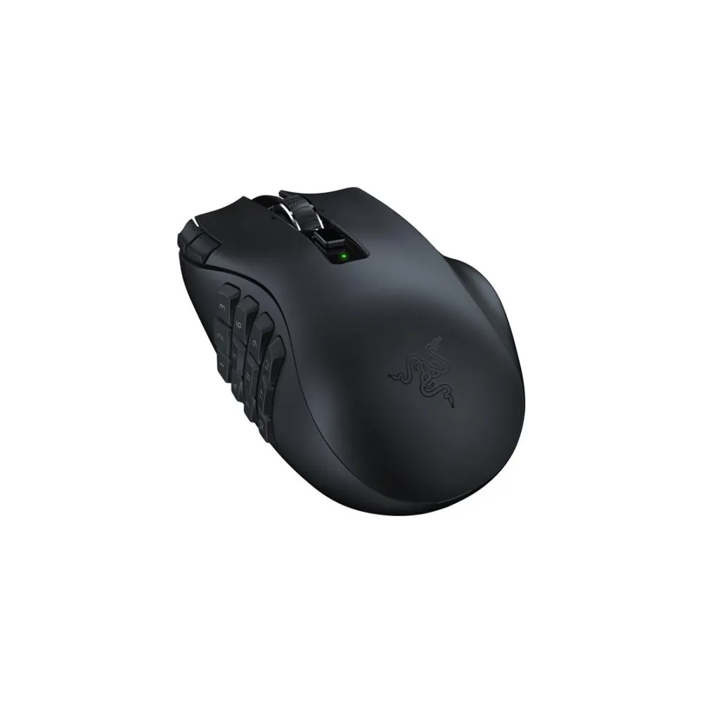 Mouse optic Razer Naga V2, USB Wireless/Bluetooth, Black