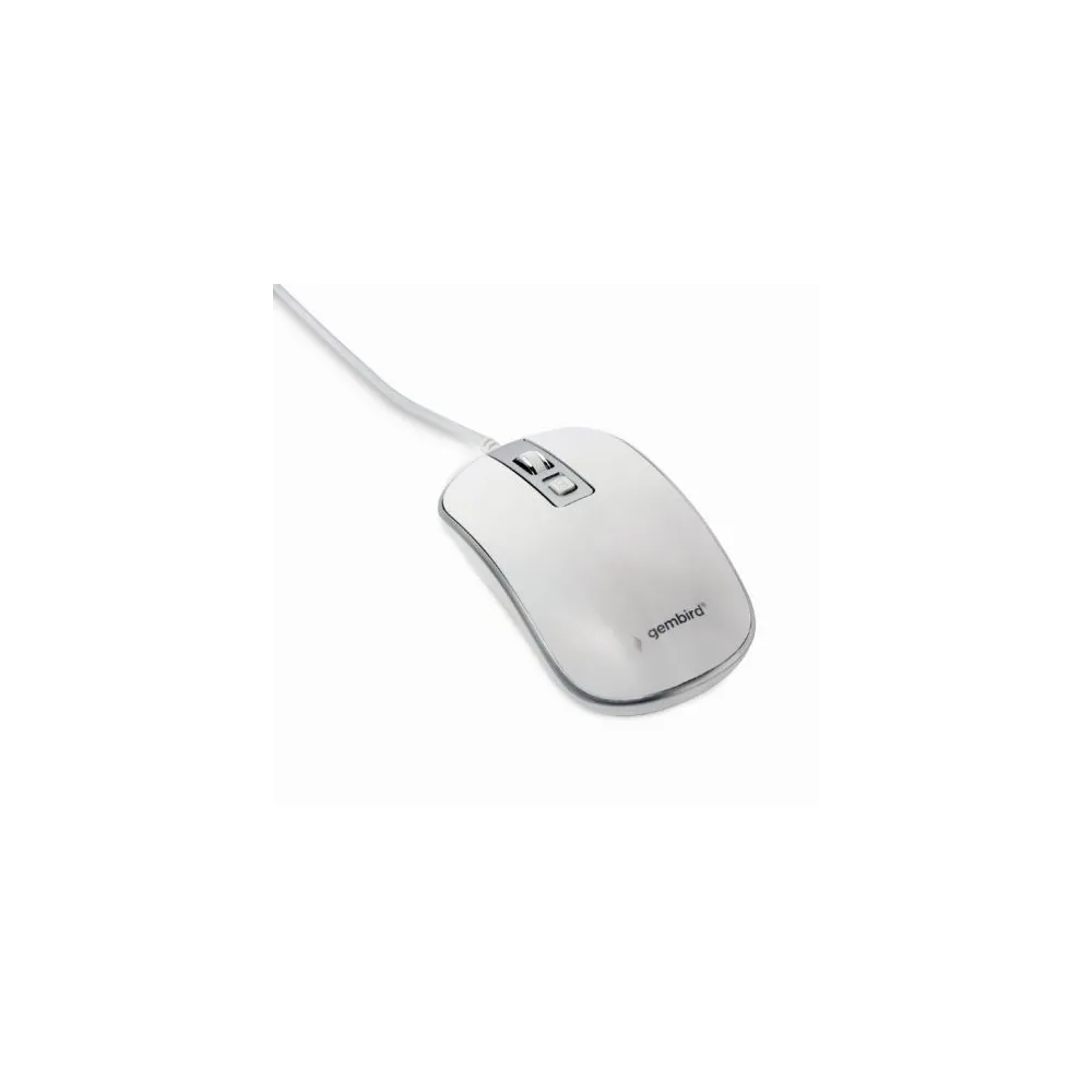 Mouse optic Gembird MUS-4B-06-WS, USB, White