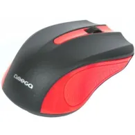 Mouse optic Omega OM0419R, USB Wireless, Black-Red