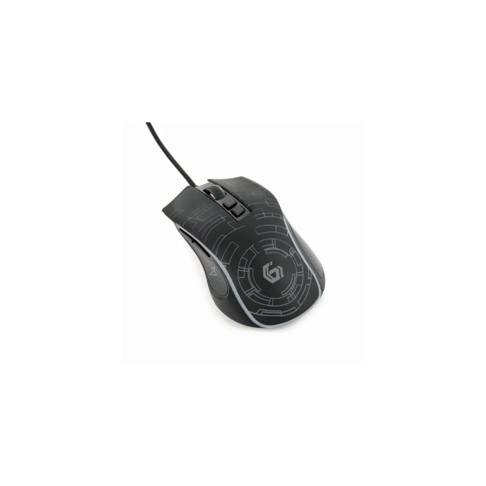 Mouse optic Gembird MUSG-RGB-01, USB, Black