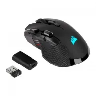 Mouse optic Corsair Ironclaw, RGB LED, USB Wireless, Black