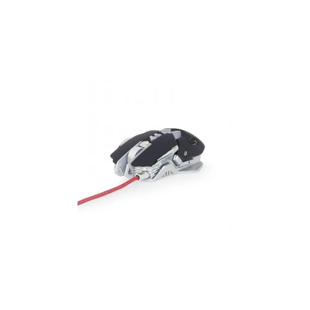 Mouse optic Gembird, MUSG-05, RGB LED, USB, Black-White