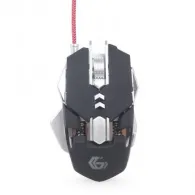 Mouse optic Gembird, MUSG-05, RGB LED, USB, Black-White
