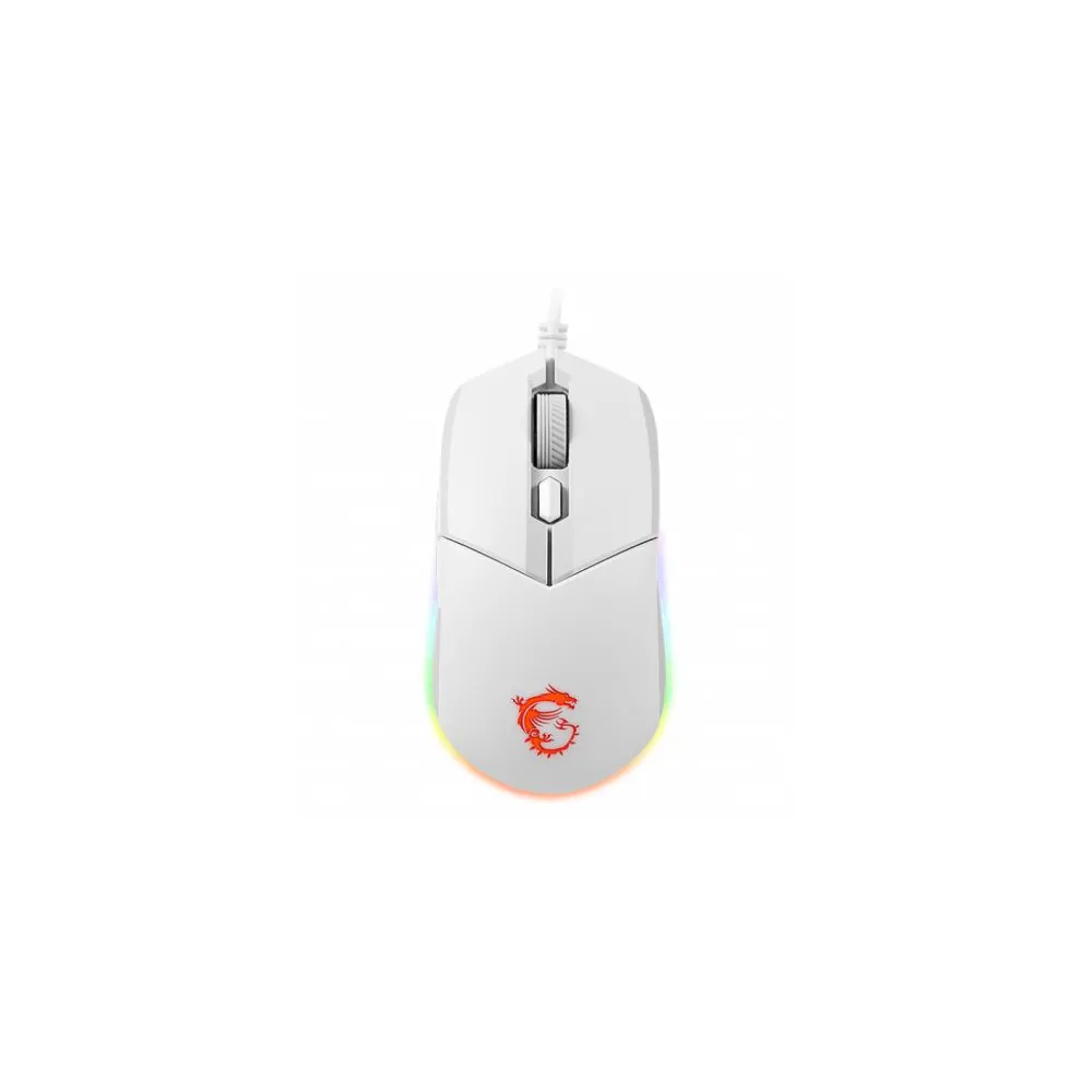 Mouse optic MSI Clutch GM11, USB, White