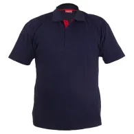 Tricou bumbac polo / albastru - 2xl