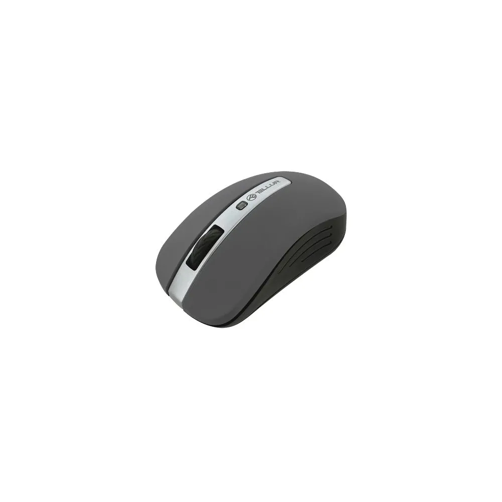 Mouse wireless Tellur Basic, LED, Gri inchis