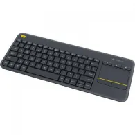 Logitech Wireless Touch Keyboard K400 Plus tastaturi RF fără fir QWERTY Englez Negru