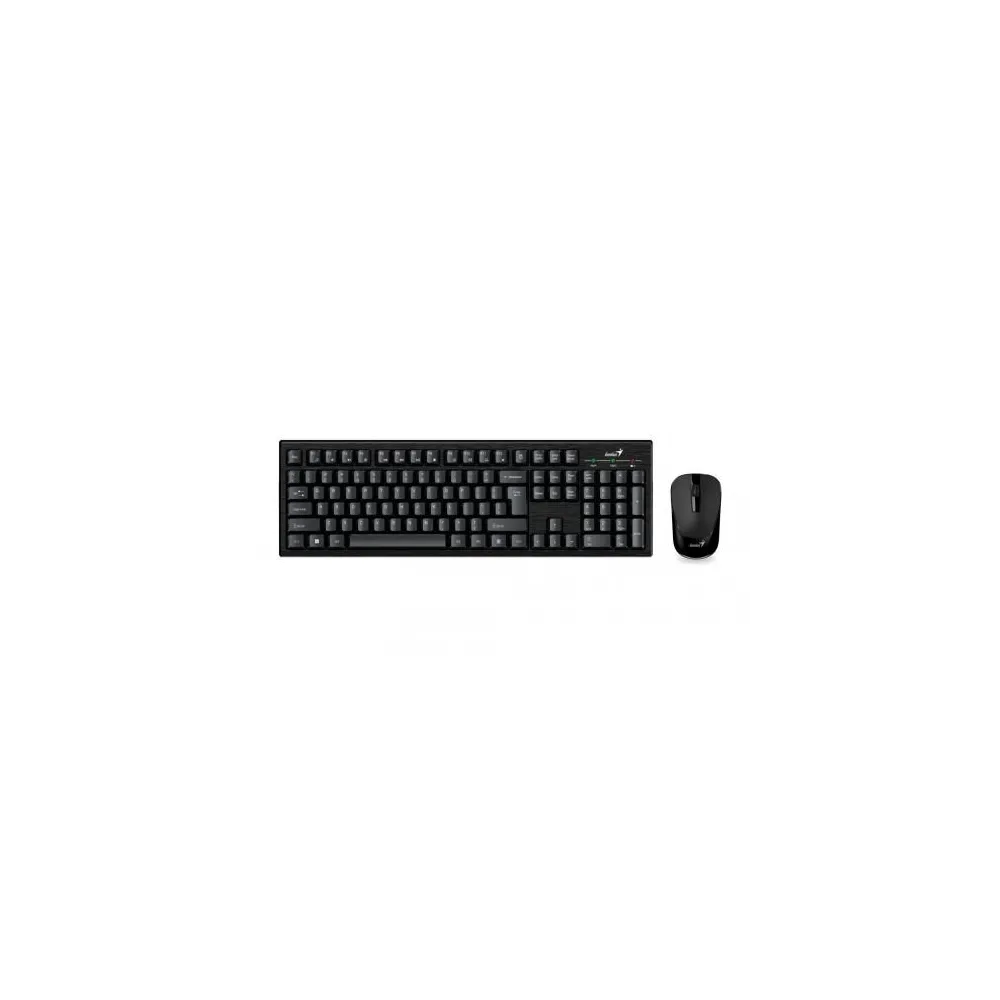 Kit Wireless Genius Smart KM-8101 - Tastatura, USB, Black + Mouse Optic, USB, Black