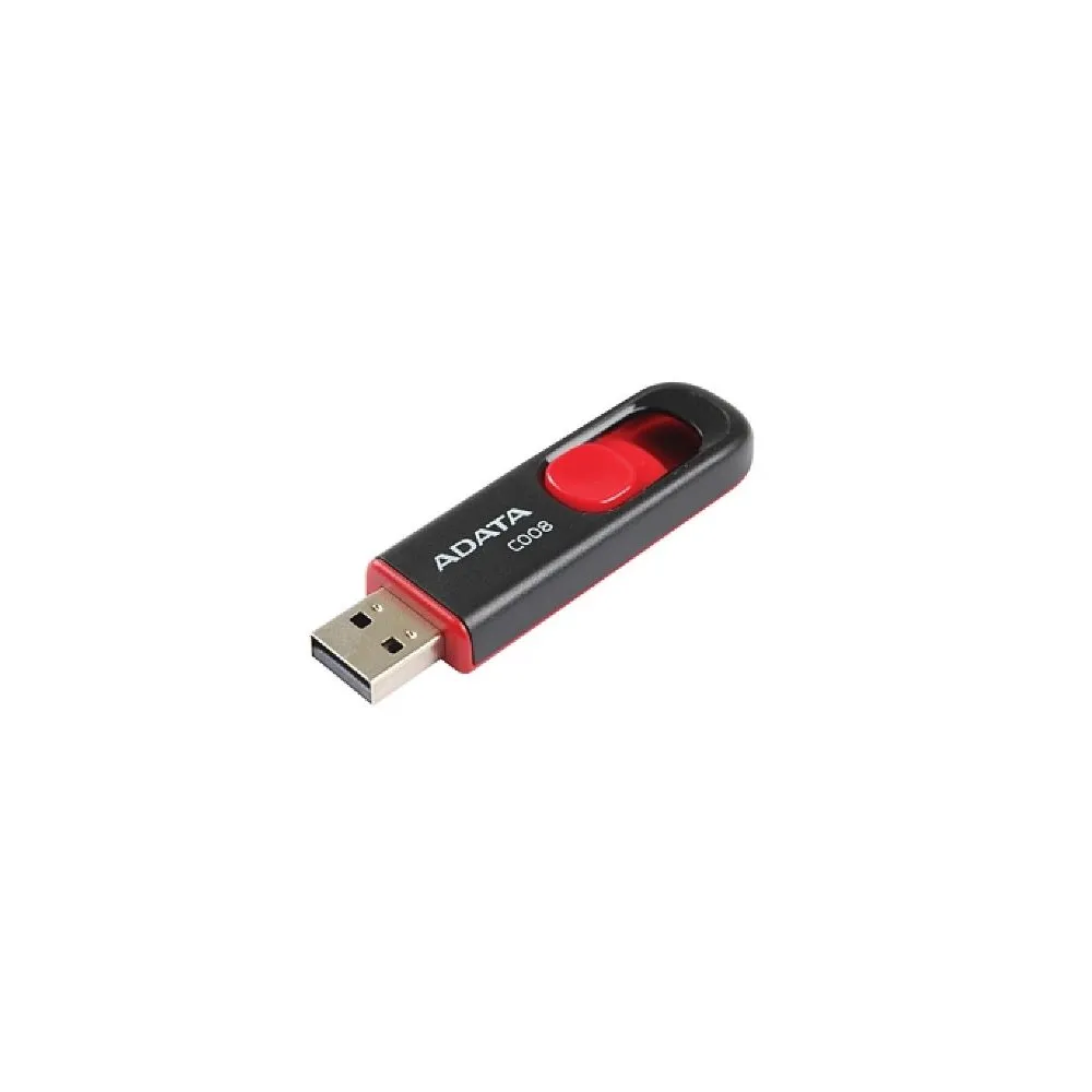 Flash Drive A-Data CLASSIC C008, 16 GB, negru/rosu