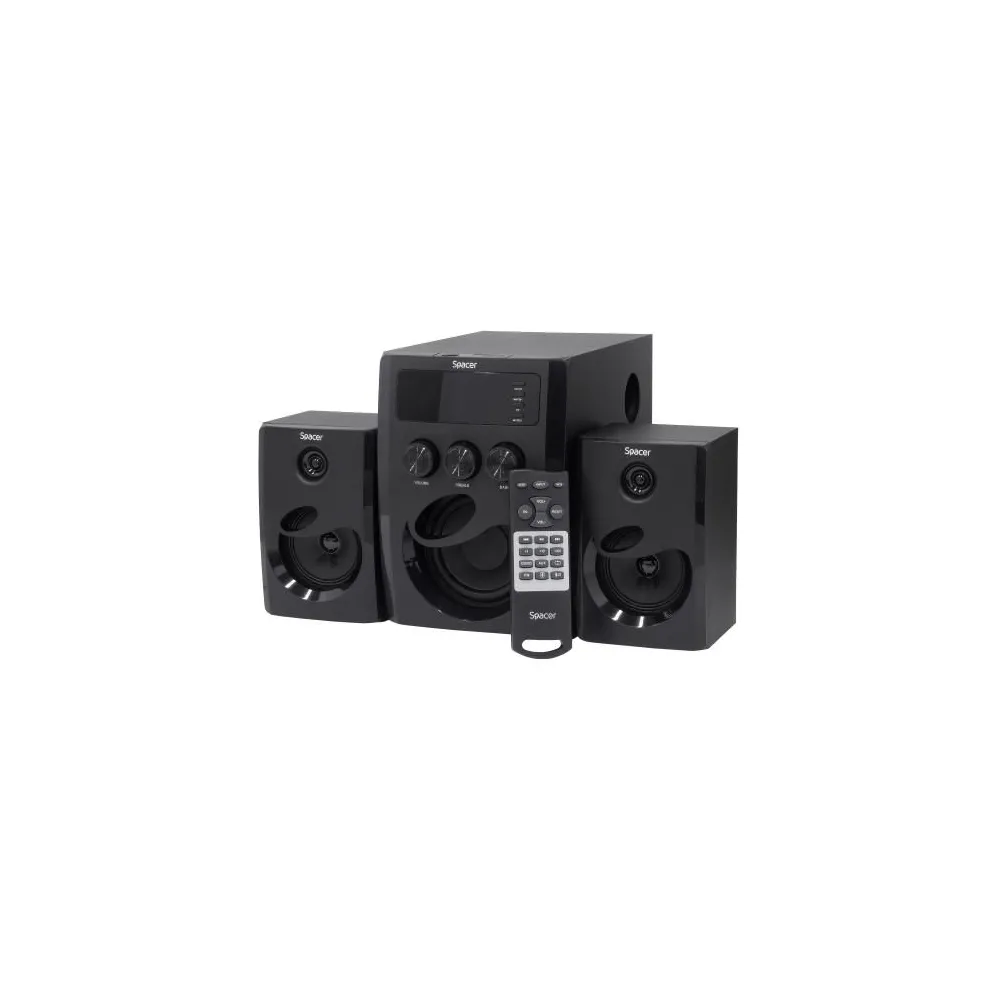 Boxe 2.1 Spacer SPSK-21BT-TOKYO, 20W, bluetooth, black