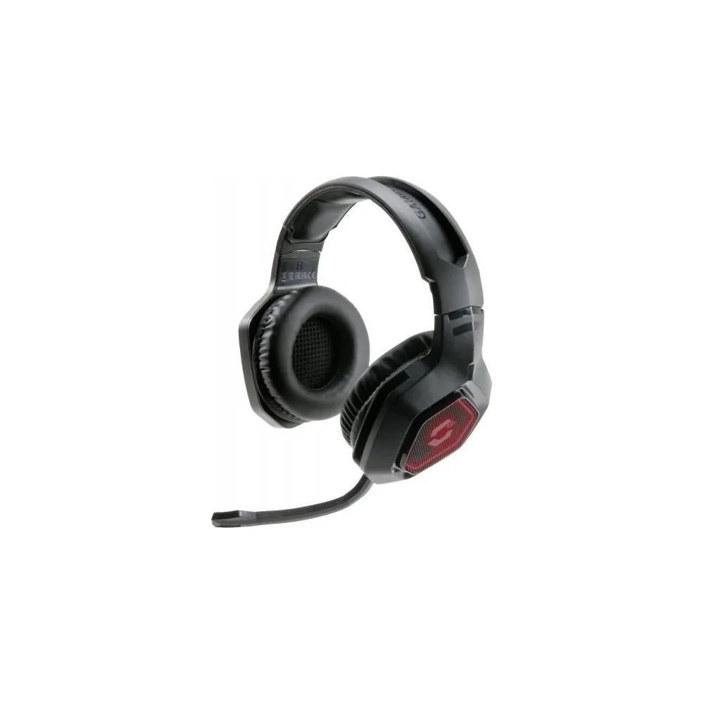 Casti cu microfon Speedlink MANDAS LED, USB Wireless/3.5 mm jack, Black