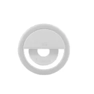 Inel luminos pentru telefon TnB, 85x13 mm, Universal, Alb