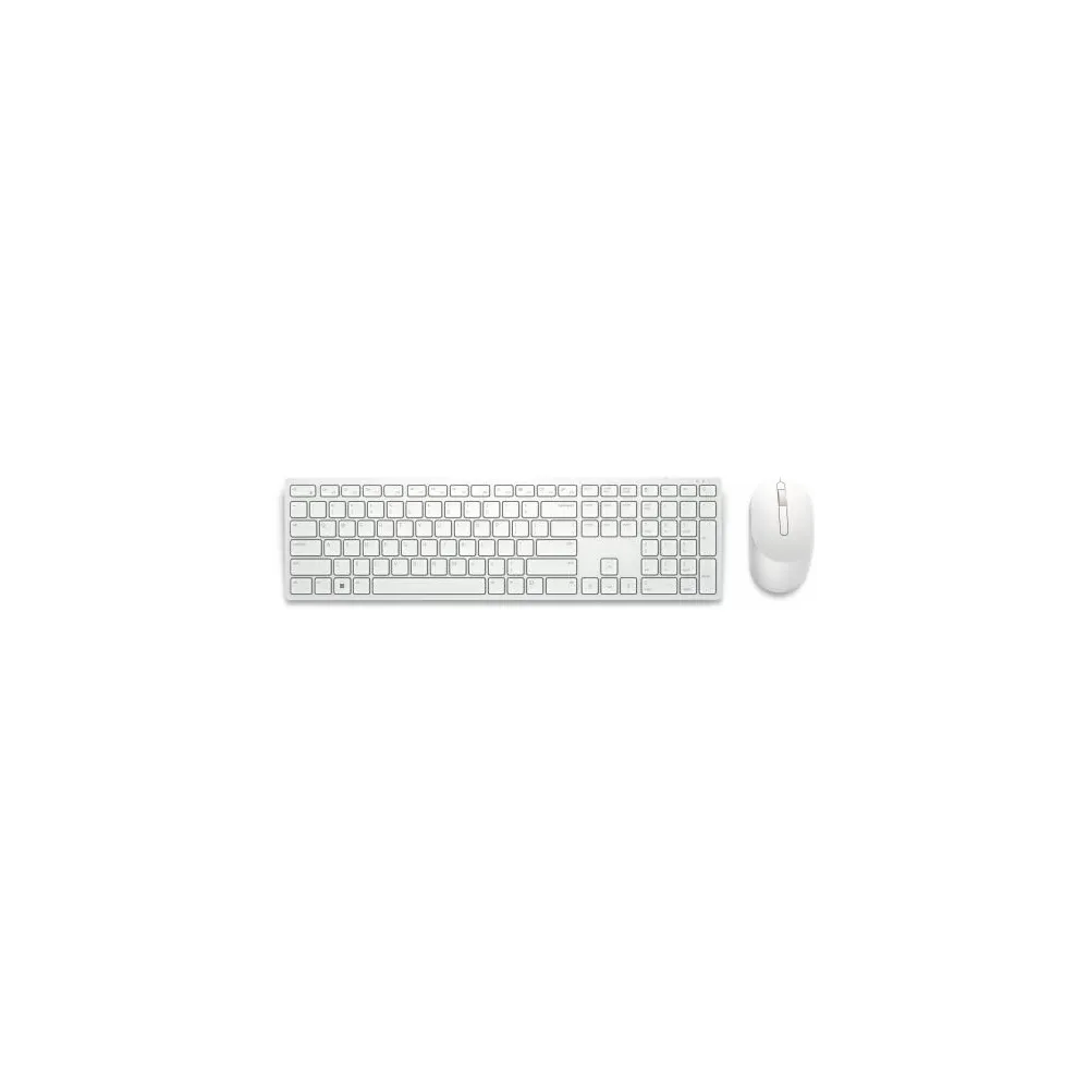 Kit Wireless Dell Pro KM5221W - Tastatura, USB, White + Mouse Optic, USB, White