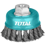 Total - perie sarma tip cupa - fir rasucit - 75mm