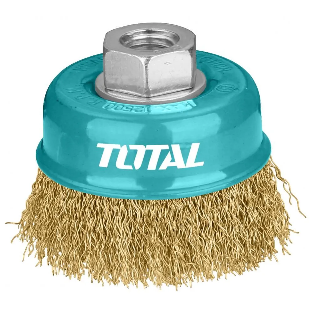 Total - perie sarma tip cupa - 75mm