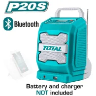 Total - radio - li-ion - 20v