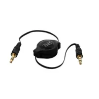 Cablu audio TnB, 3.5mm jack - 3.5mm jack, 1m, Black