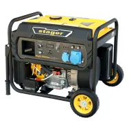 Generator digital, Stager DigiS 9500iea, invertor open-frame, 9.5kW, monofazat, benzina