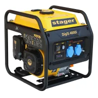 Generator curent monofazat Stager DigiS 4000i, inverter, digital, open-frame, 4kW, benzina