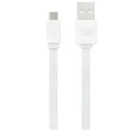 Cablu de date TnB, USB - micro USB, 0.3m, White