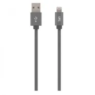 Cablu de date TnB, USB - Lightning, 2m, Grey