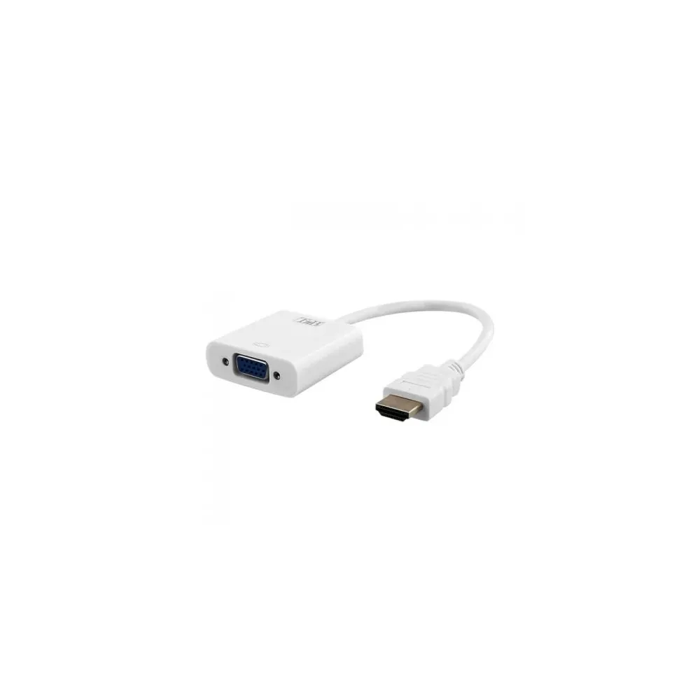 Adaptor TnB, HDMI - VGA, White