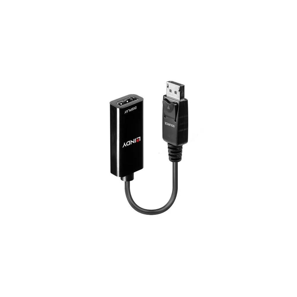 Adaptor Lindy, DisplayPort - HDMI, Black