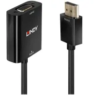Cablu Lindy, HDMI - VGA, 1m, Black