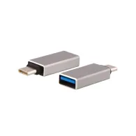 Adaptor Tnb, USB mama la USB-C tata, grey