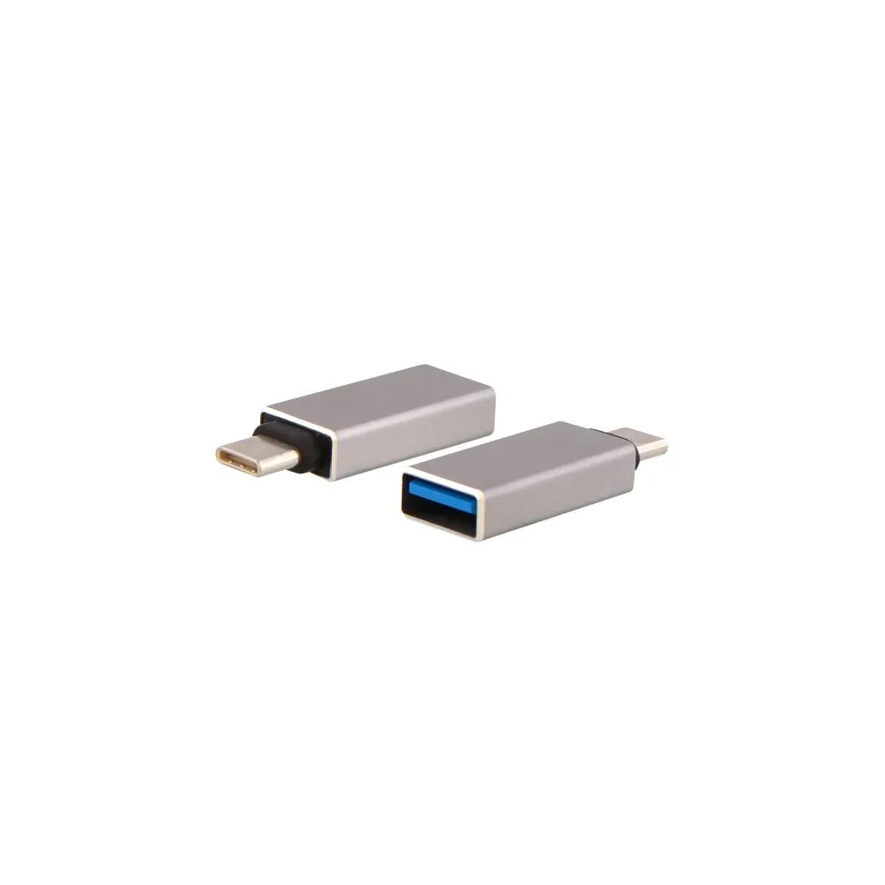 Adaptor Tnb, USB mama la USB-C tata, grey