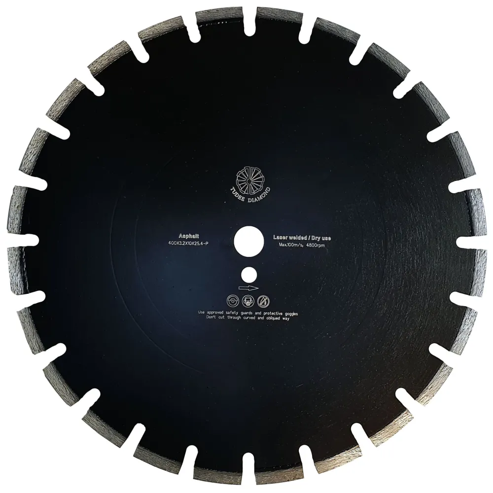 Tudee 400x3.2x10x25.4-P Disc diamantat asfalt Tu-dee diamond - 1