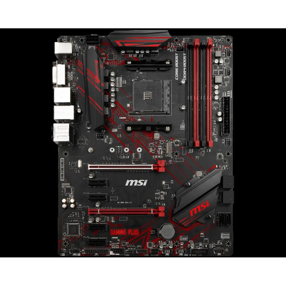 Placa de baza msi b450 gaming plus max amd b450 Msi - 1