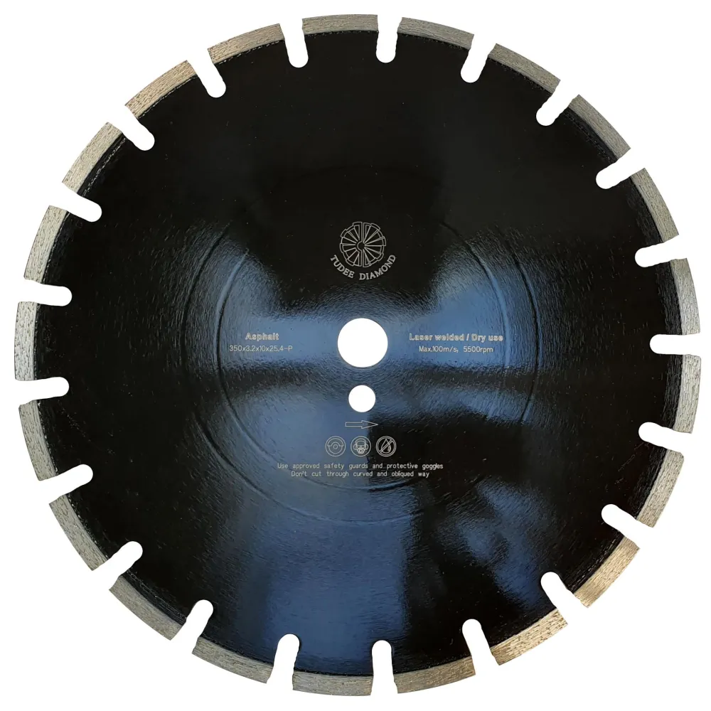 Tudee 350x3.2x10x25.4-P Disc diamantat asfalt Tu-dee diamond - 1