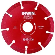Irwin Disc diamantat laser segmentat beton 125mm/22.2mm Irwin - 1