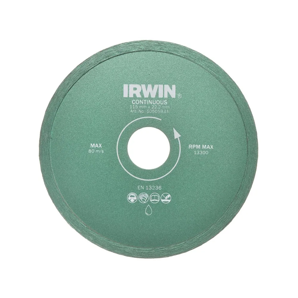 Irwin Disc diamantat segment continuu ceramica 115mm/22.2mm Irwin - 1