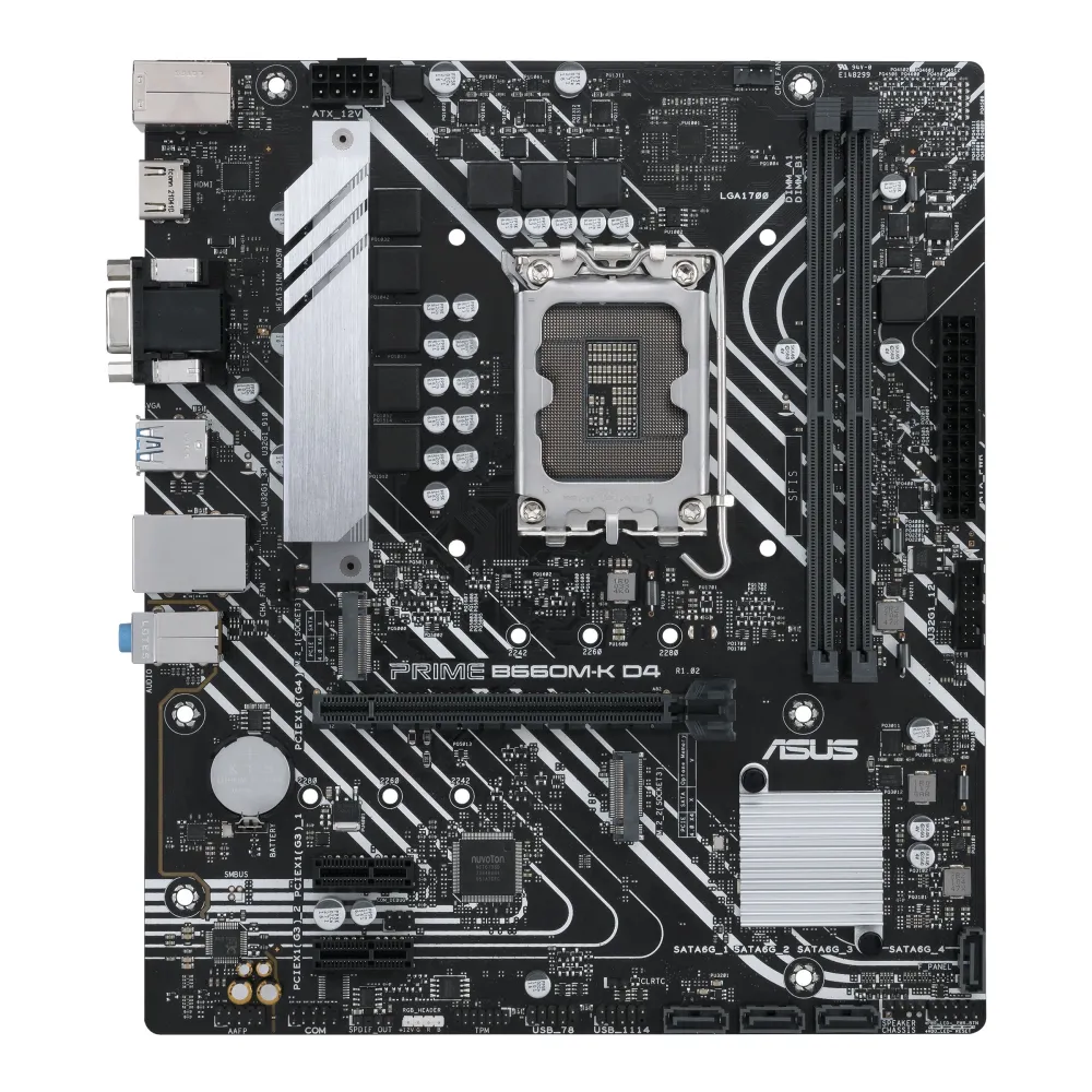 ASUS PRIME B660M-K D4 Intel B660 LGA 1700 micro-ATX