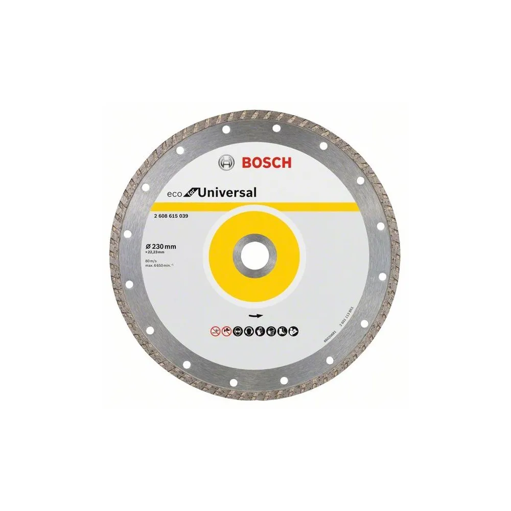 Disc diamantat ECO universal 230x22.23x3.0mm Bosch - 1