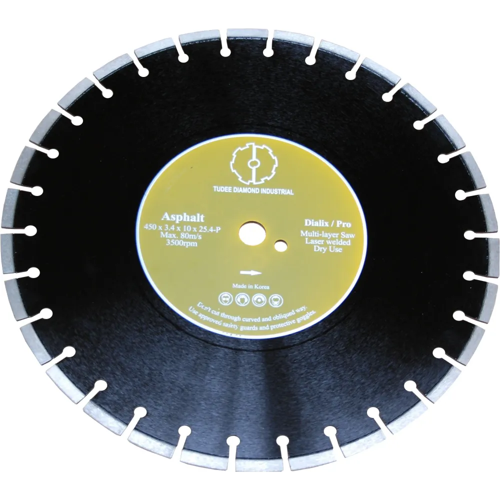 Tudee 500x25.4mm Disc diamantat debitare asfalt Tu-dee diamond - 1