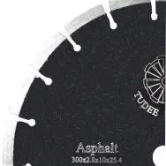 Tudee 300x25.4mm Disc diamantat debitare asfalt Tu-dee diamond - 1