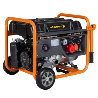Stager GG 7300-3W generator open-frame 5.8kW trifazat benzina pornire la sfoara Stager - 1