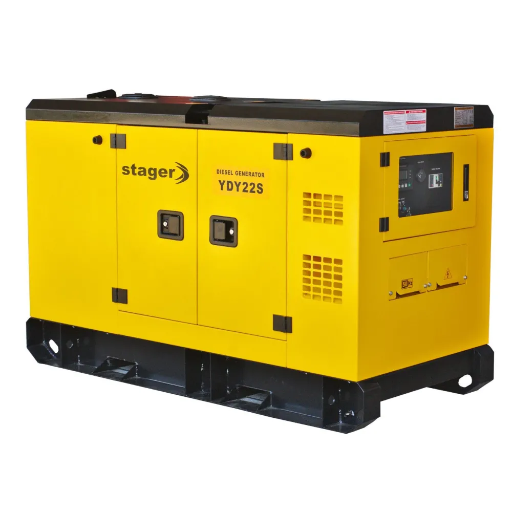 Stager YDY22S Generator insonorizat diesel monofazat 20kVA 87A 1500rpm Stager - 1